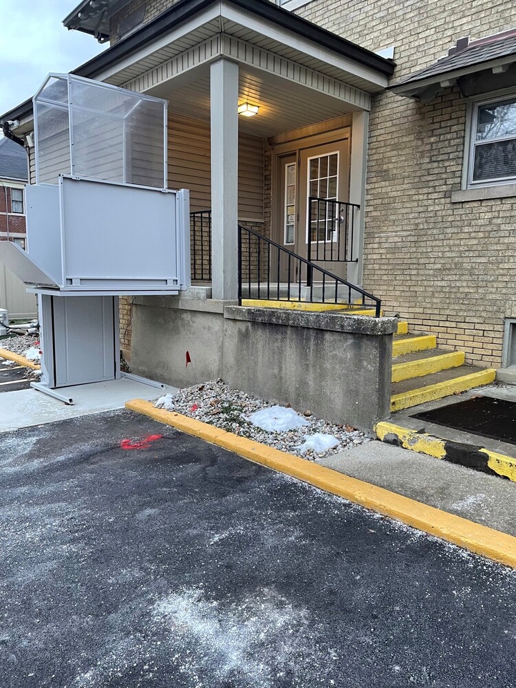 An ADA Lift being built.